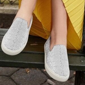 Rothy's Opal Python Slip On Sneaker Size 9.5